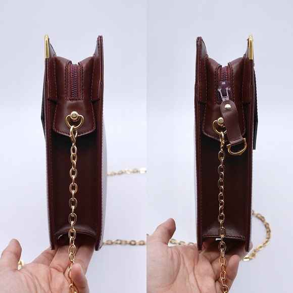 🍓Cartier Bordeaux Must de Line Clutch - Picture 2 of 16